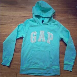 ☀️ 3/$36 or 2/$30 NEW GAP Girls Hoodie Mint Green Sz XXL